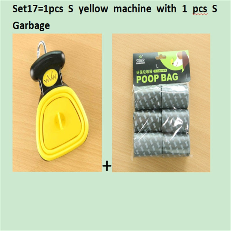 Foldable Pooper Scooper with Eco-Friendly Decomposable Bags
