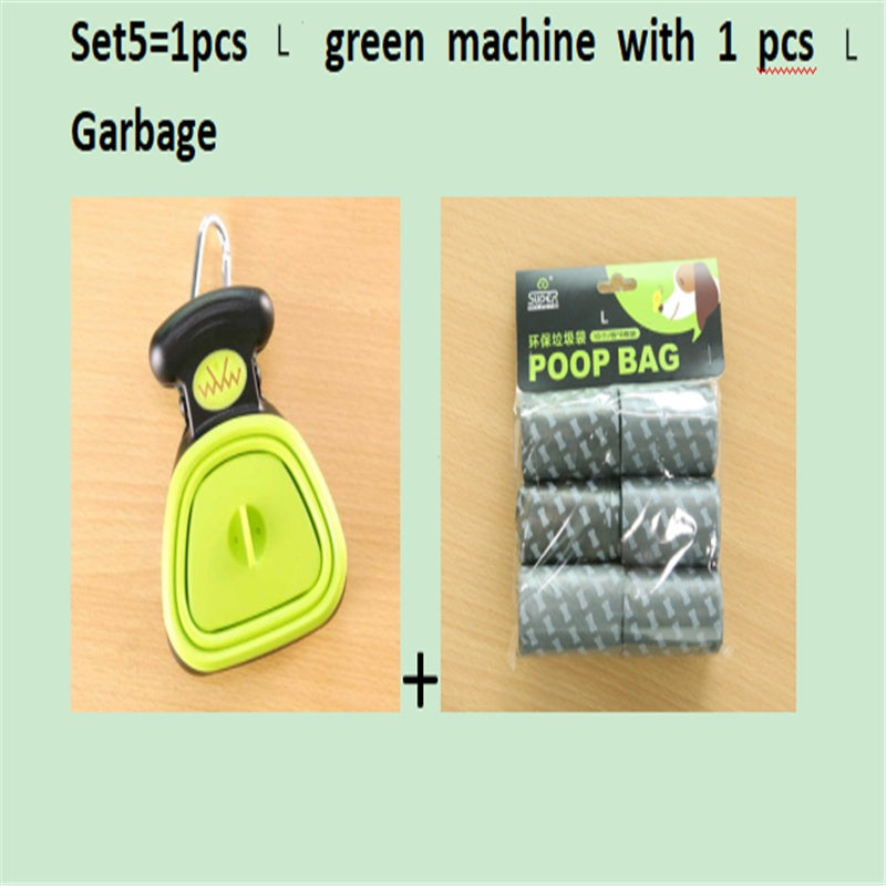 Foldable Pooper Scooper with Eco-Friendly Decomposable Bags