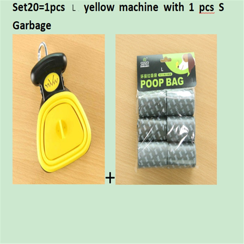 Foldable Pooper Scooper with Eco-Friendly Decomposable Bags