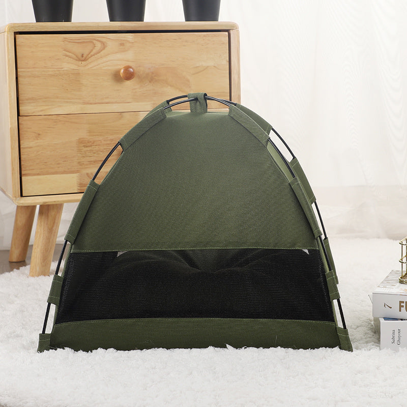 Cozy Pet Tent Bed – Your Pet's Favorite Hideaway for Naps & Adventures