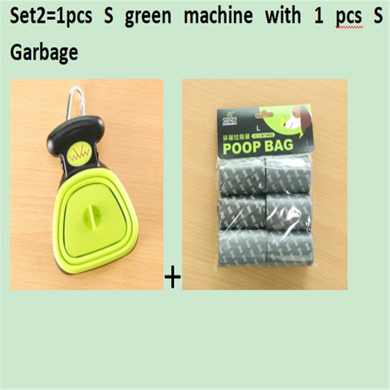 Foldable Pooper Scooper with Eco-Friendly Decomposable Bags