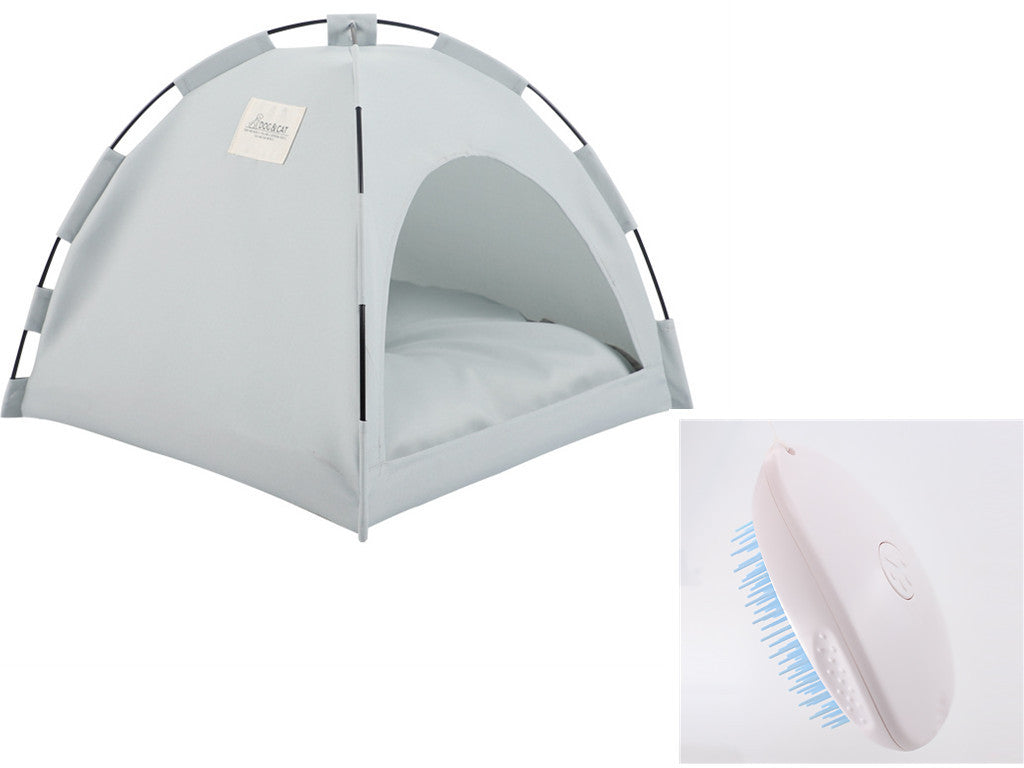 Cozy Pet Tent Bed – Your Pet's Favorite Hideaway for Naps & Adventures