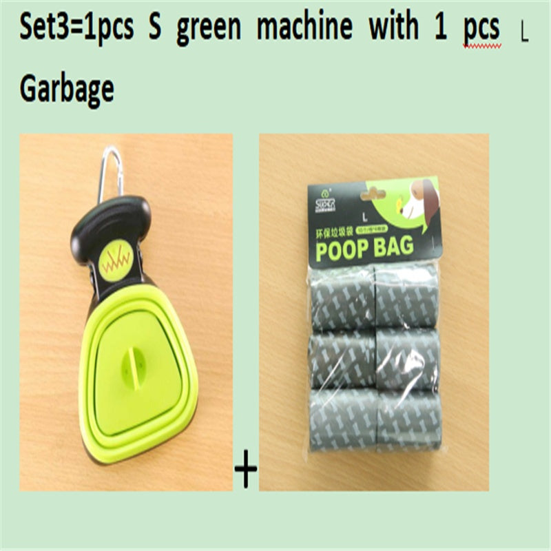 Foldable Pooper Scooper with Eco-Friendly Decomposable Bags
