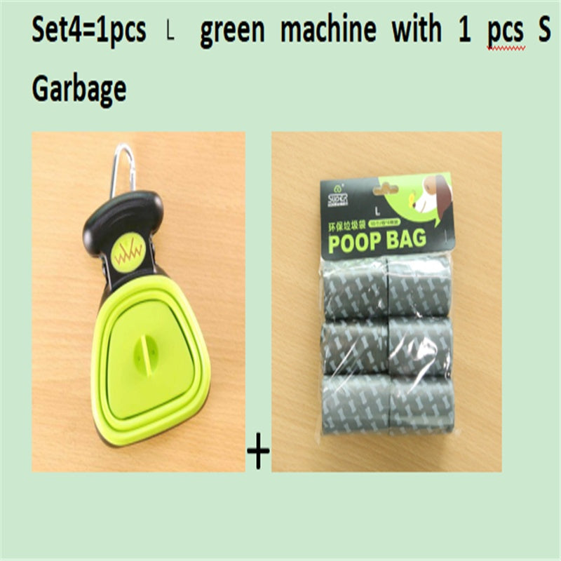 Foldable Pooper Scooper with Eco-Friendly Decomposable Bags