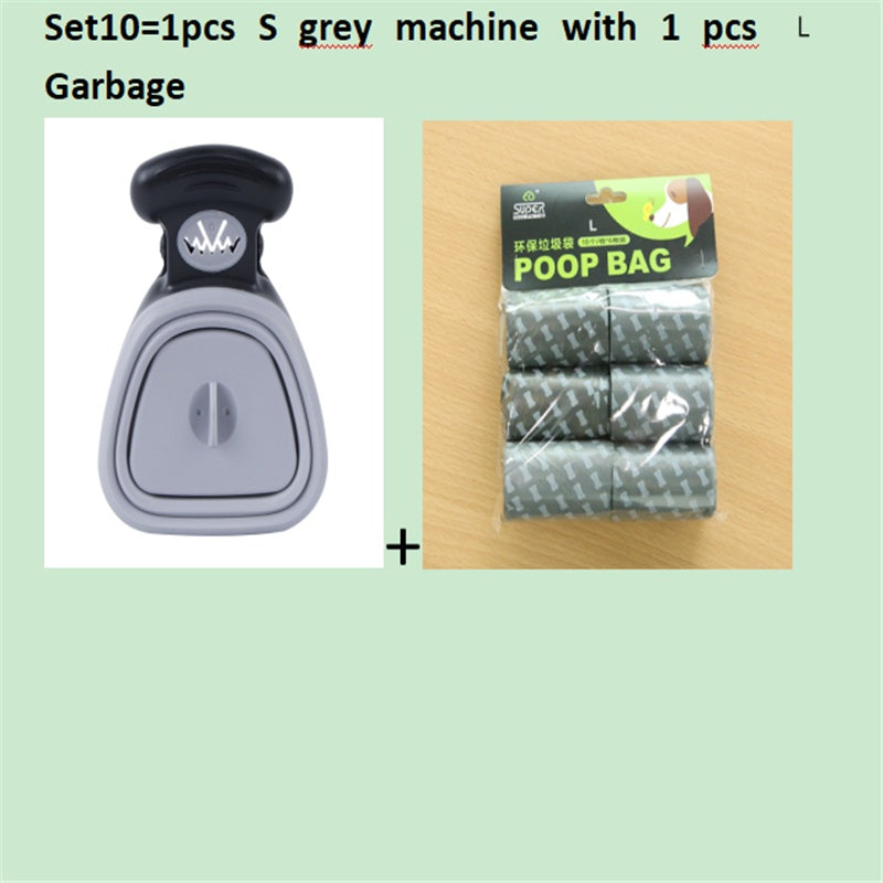 Foldable Pooper Scooper with Eco-Friendly Decomposable Bags