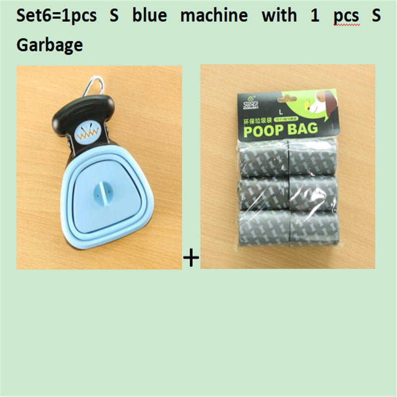 Foldable Pooper Scooper with Eco-Friendly Decomposable Bags