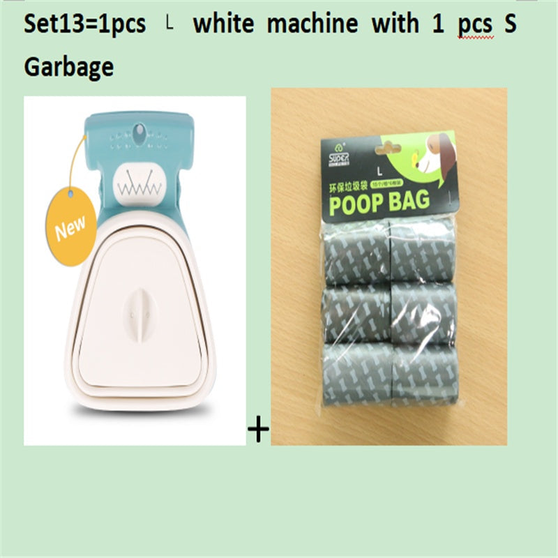 Foldable Pooper Scooper with Eco-Friendly Decomposable Bags