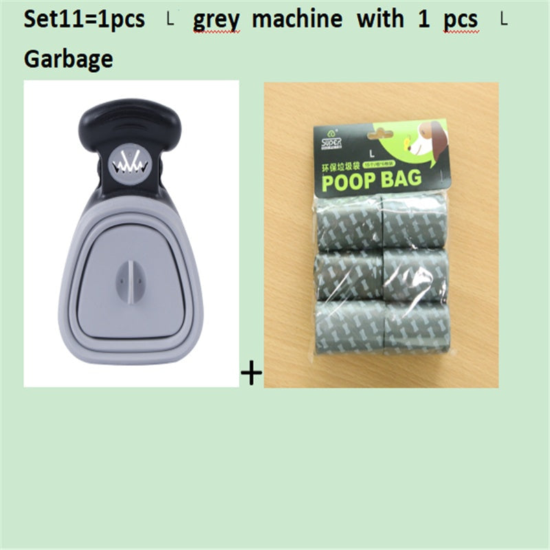 Foldable Pooper Scooper with Eco-Friendly Decomposable Bags