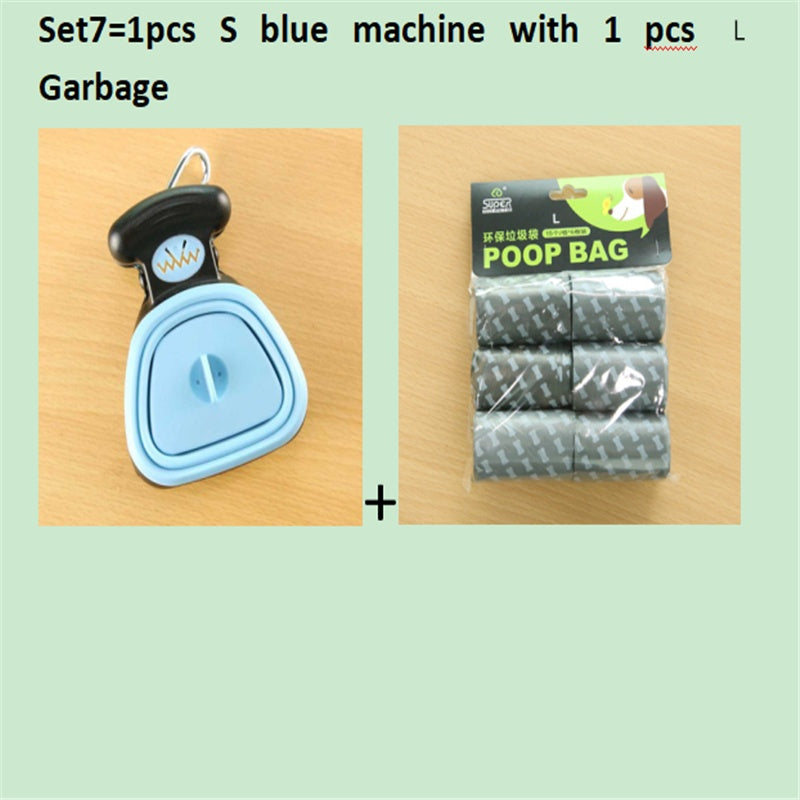 Foldable Pooper Scooper with Eco-Friendly Decomposable Bags