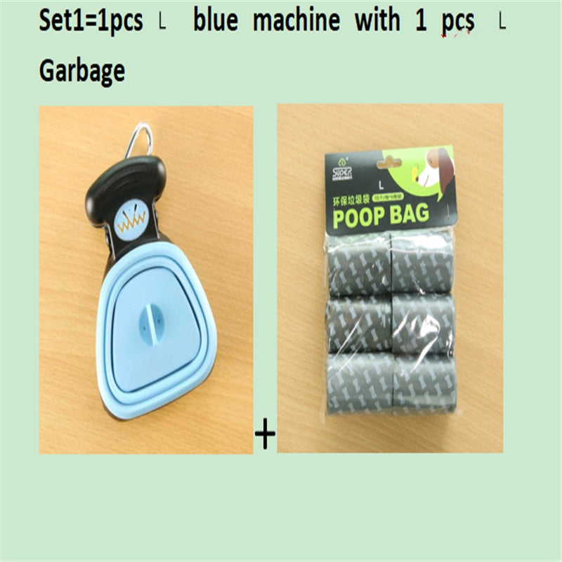 Foldable Pooper Scooper with Eco-Friendly Decomposable Bags
