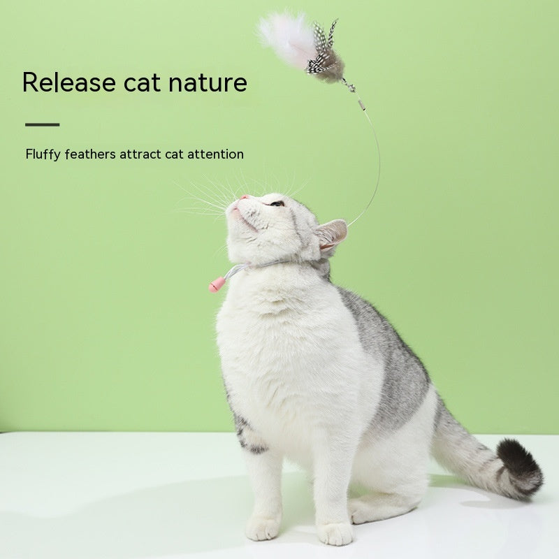 Hands-Free Cat Feather Teaser – Play With Your Cat Without Lifting a Finger