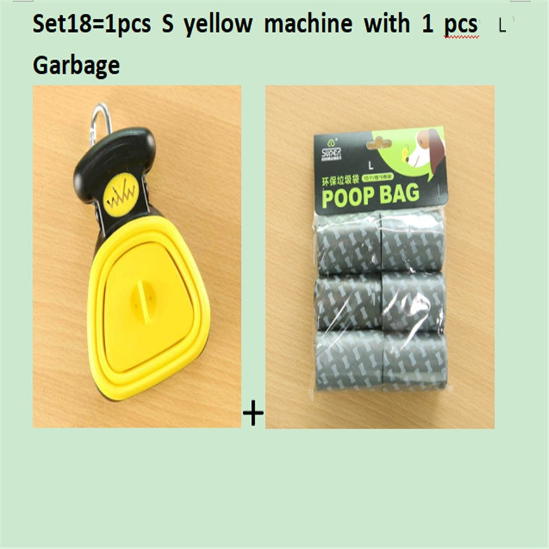 Foldable Pooper Scooper with Eco-Friendly Decomposable Bags
