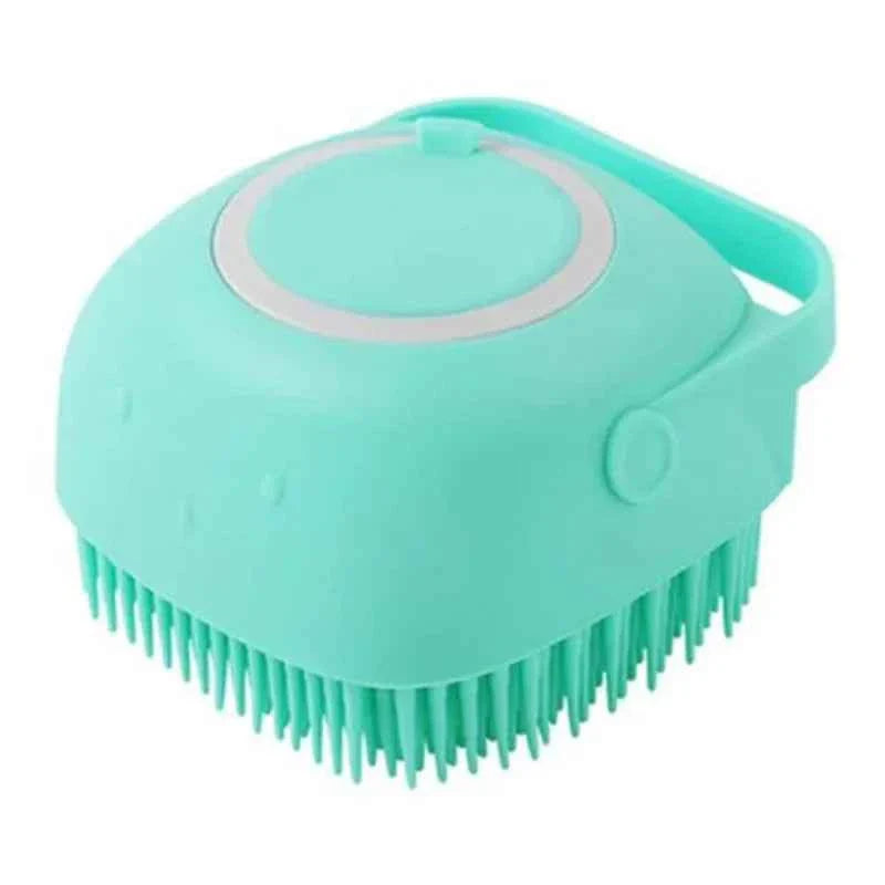 Pet Bath Massage Brush – Soft Silicone Grooming Tool for Dogs & Cats