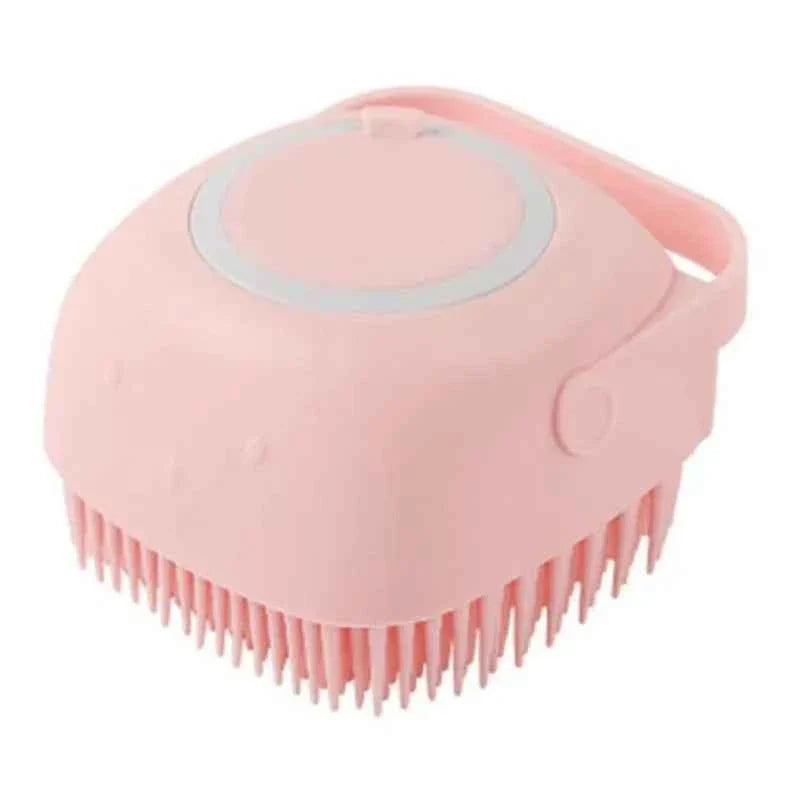 Pet Bath Massage Brush – Soft Silicone Grooming Tool for Dogs & Cats