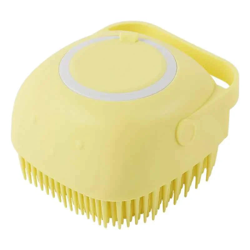 Pet Bath Massage Brush – Soft Silicone Grooming Tool for Dogs & Cats