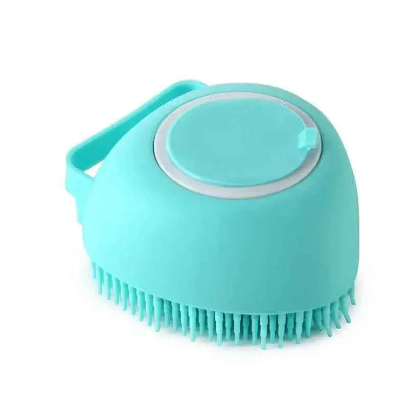 Pet Bath Massage Brush – Soft Silicone Grooming Tool for Dogs & Cats