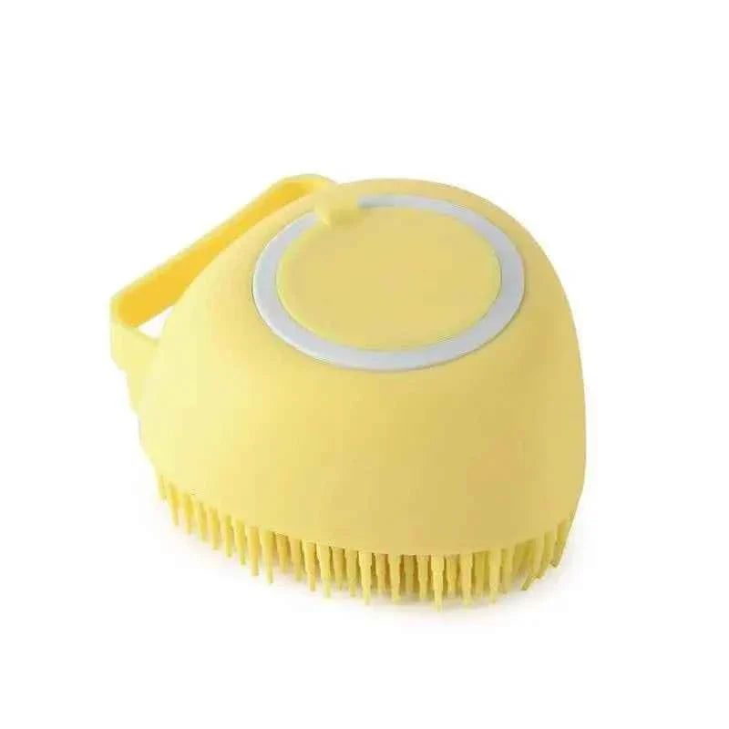Pet Bath Massage Brush – Soft Silicone Grooming Tool for Dogs & Cats