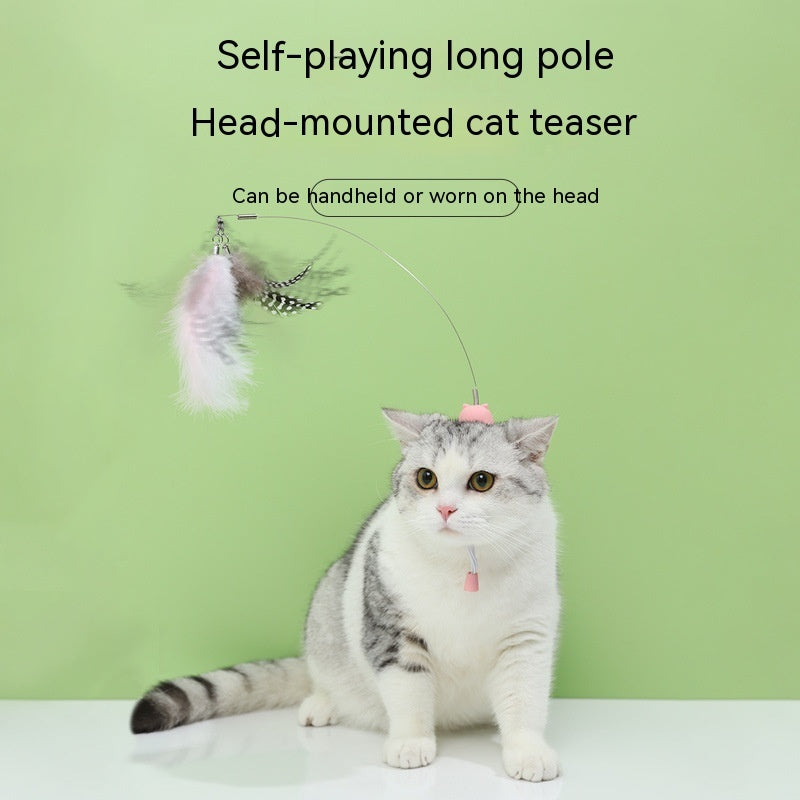 Hands-Free Cat Feather Teaser – Play With Your Cat Without Lifting a Finger