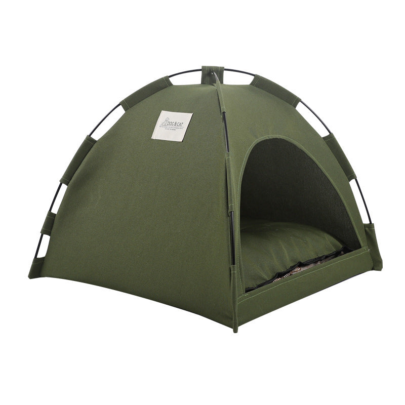 Cozy Pet Tent Bed – Your Pet's Favorite Hideaway for Naps & Adventures