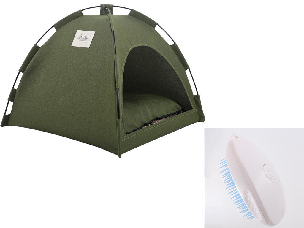 Cozy Pet Tent Bed – Your Pet's Favorite Hideaway for Naps & Adventures