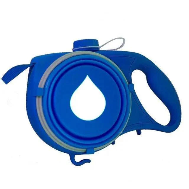 3-in-1 Pet Leash with Water Bottle & Waste Bag Dispenser