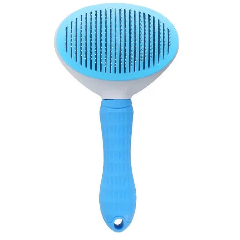 Self-Cleaning Pet Slicker Brush – For Long & Short Hair Cats and Dogs