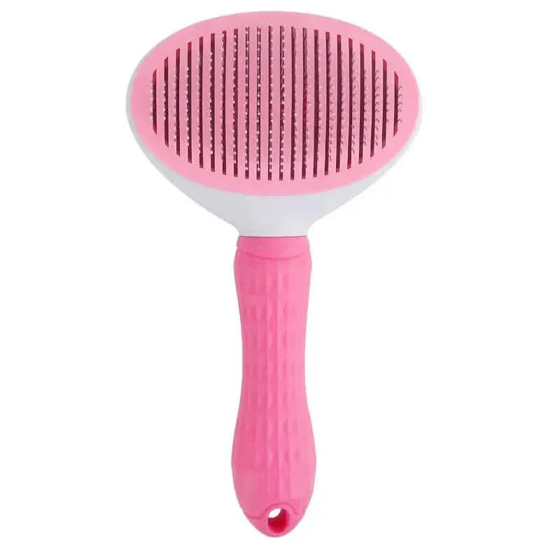 Self-Cleaning Pet Slicker Brush – For Long & Short Hair Cats and Dogs